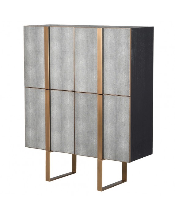 Komoda - baras "Luxe oak & shagreen" odiniu fasadu